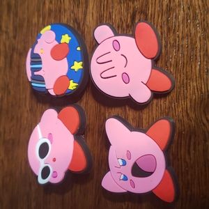 Kirbys Croc Charm Jibbitz Shoe Charm Set of 4